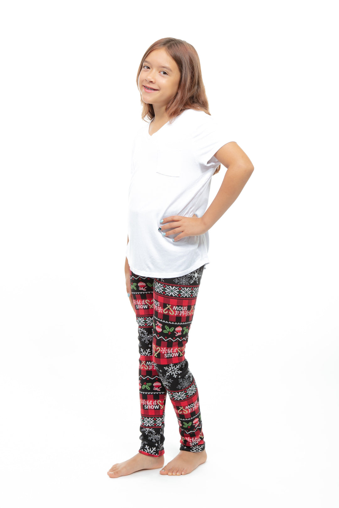 Xmas Plaid Kid's - Cozy Lined