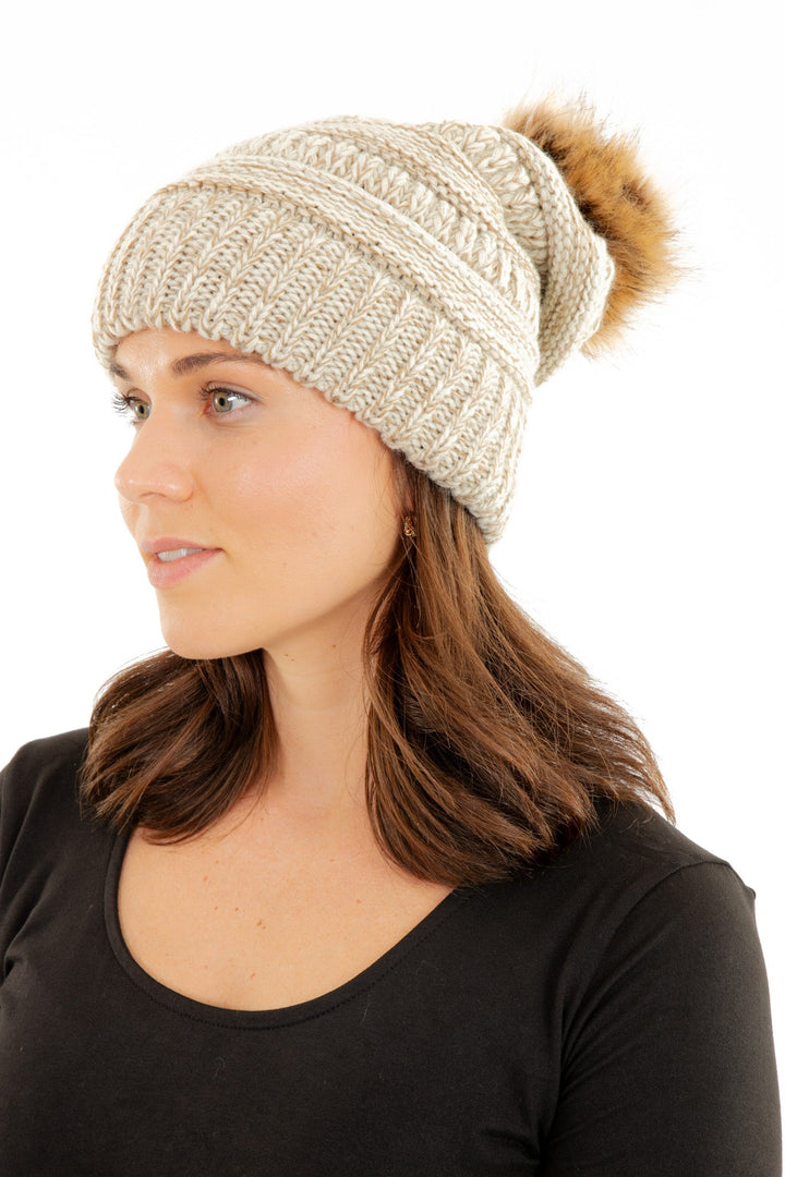 Beige - Cozy Slouchy Beanie