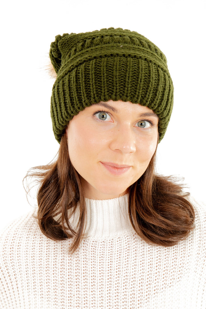 Green - Cozy Slouchy Beanie