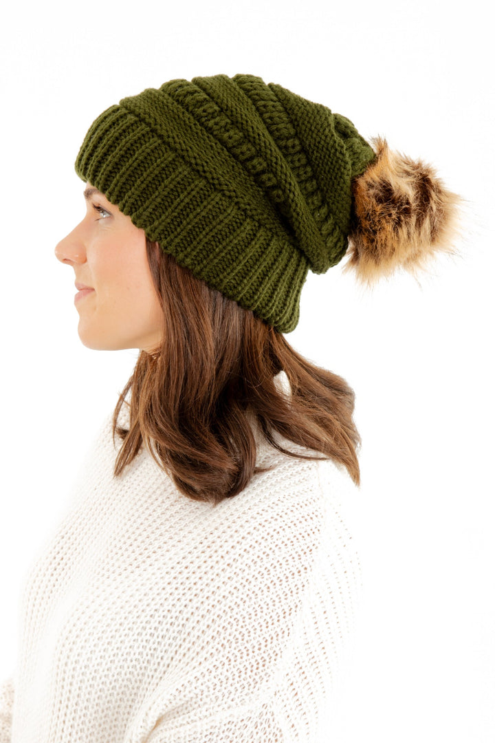 Green - Cozy Slouchy Beanie