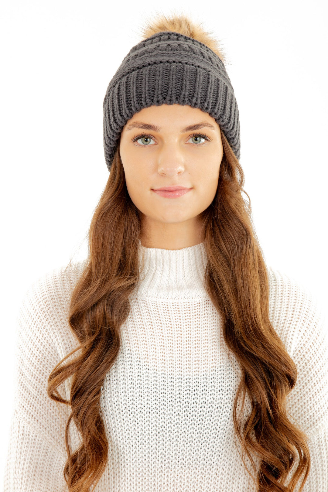 Dark Gray - Cozy Slouchy Beanie