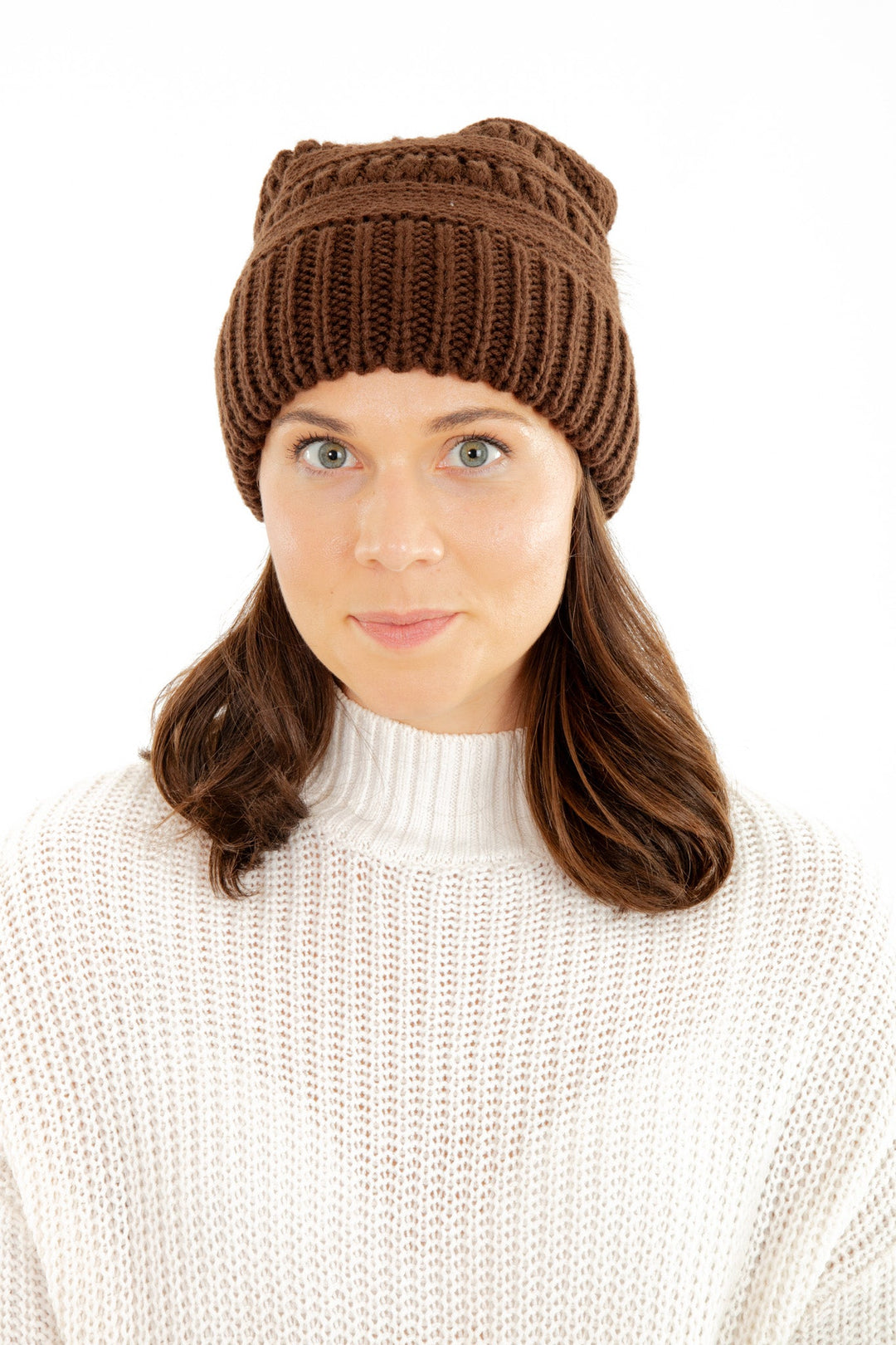 Brown - Cozy Slouchy Beanie