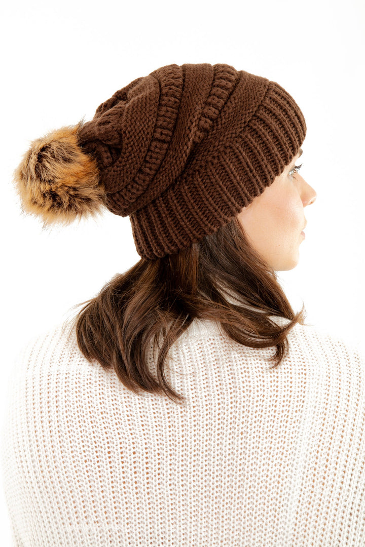 Brown - Cozy Slouchy Beanie