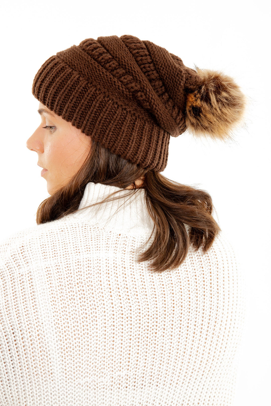 Brown - Cozy Slouchy Beanie