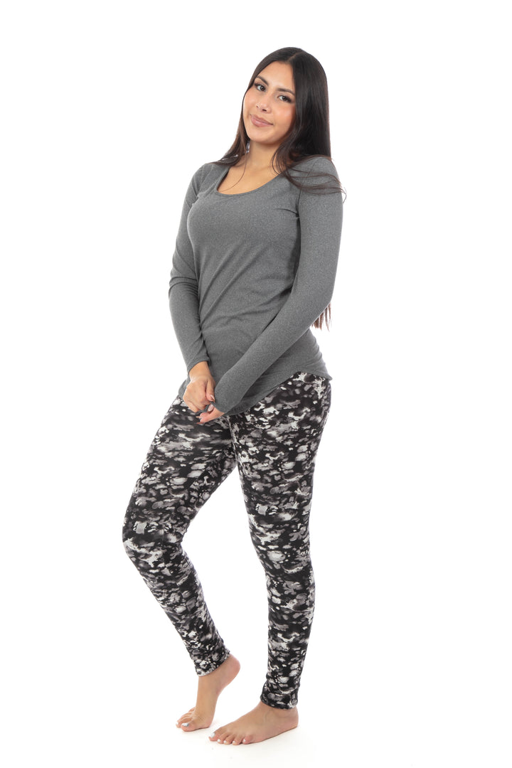B&W Touch - Cozy Lined Leggings