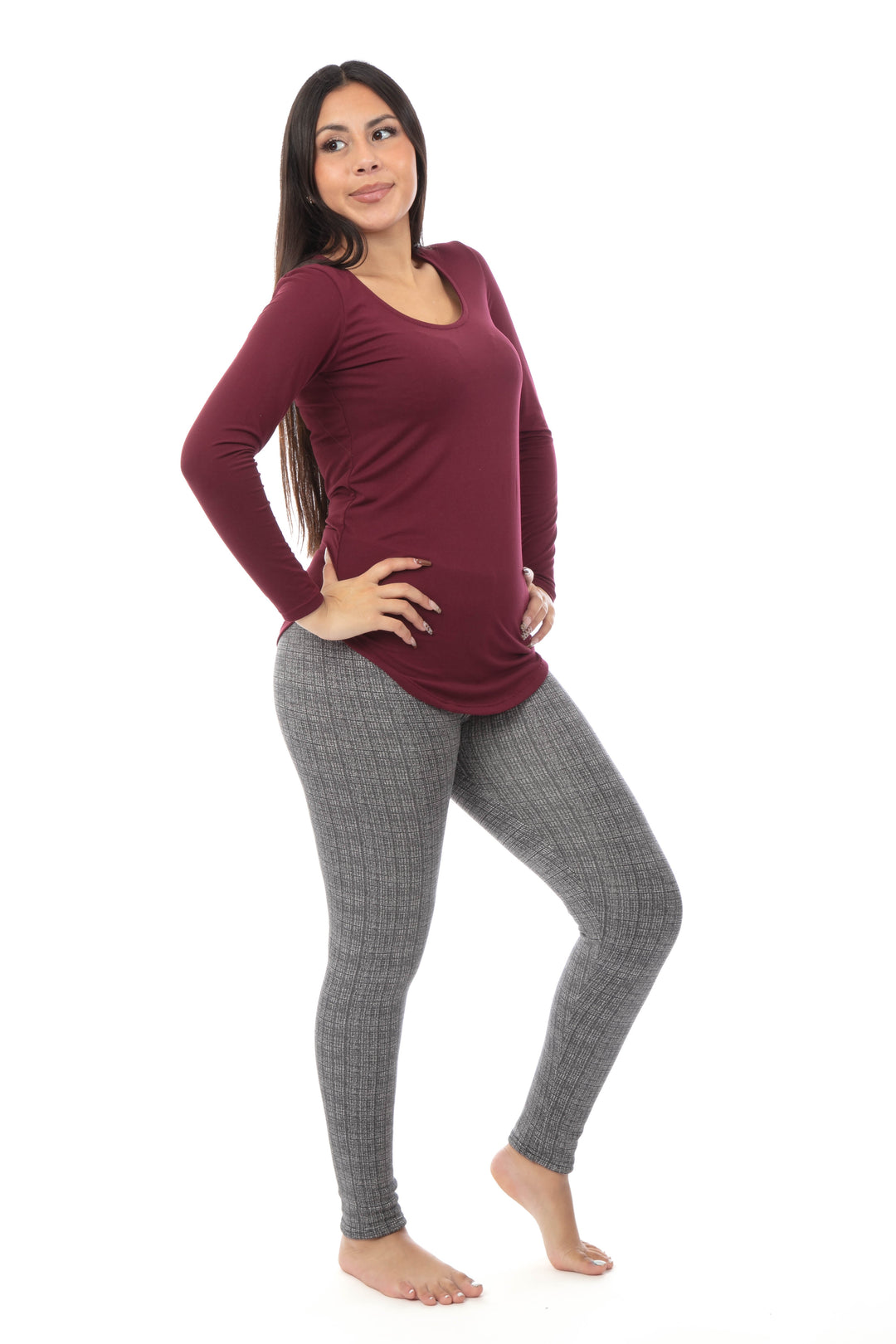 G&W Marbled - Cozy Lined Leggings