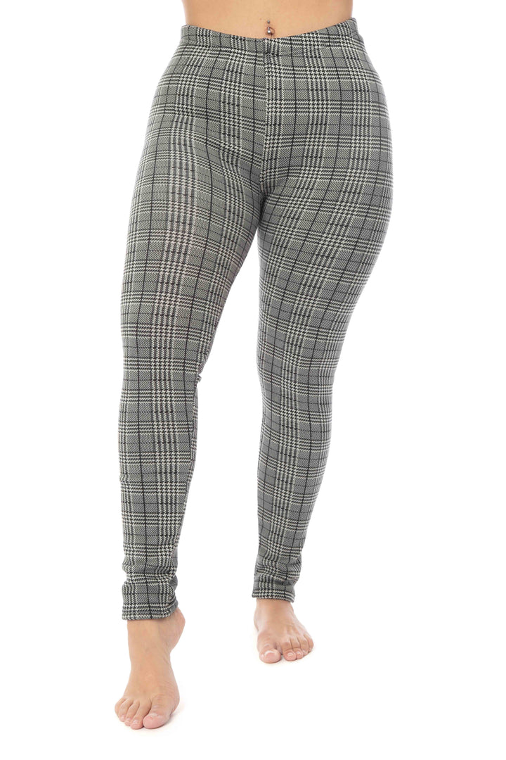 Glen Plaid - Cozy Lined Leggings