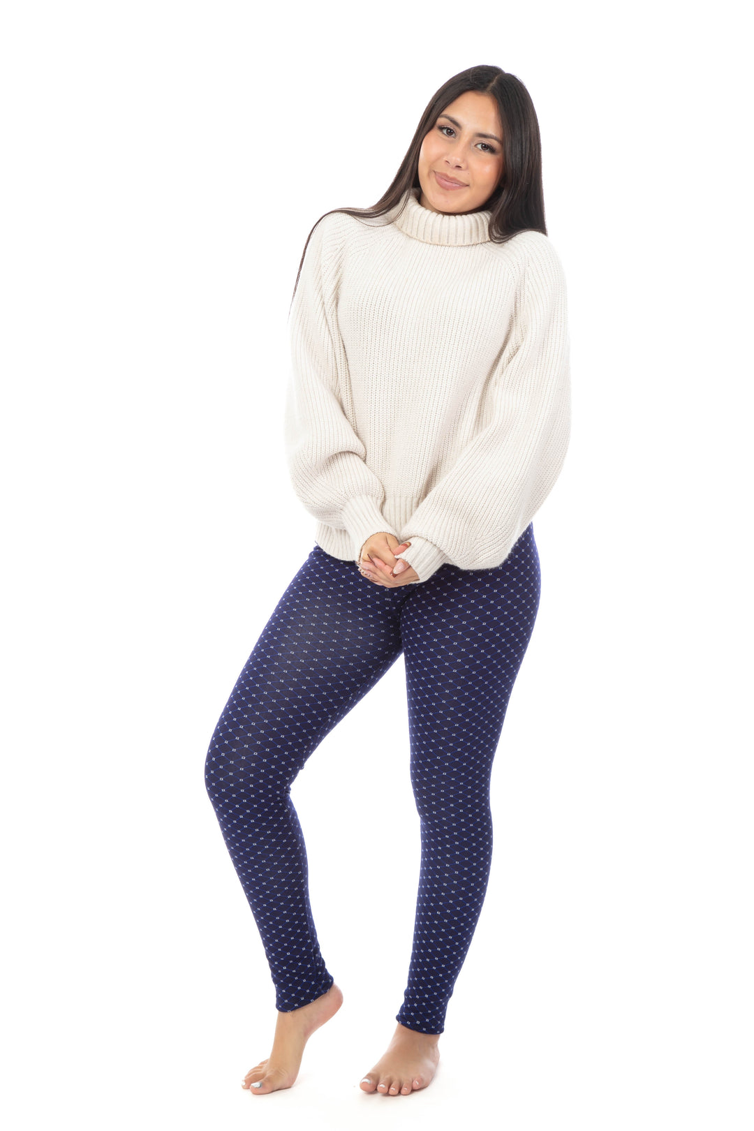Blue Diamond - Cozy Lined Leggings