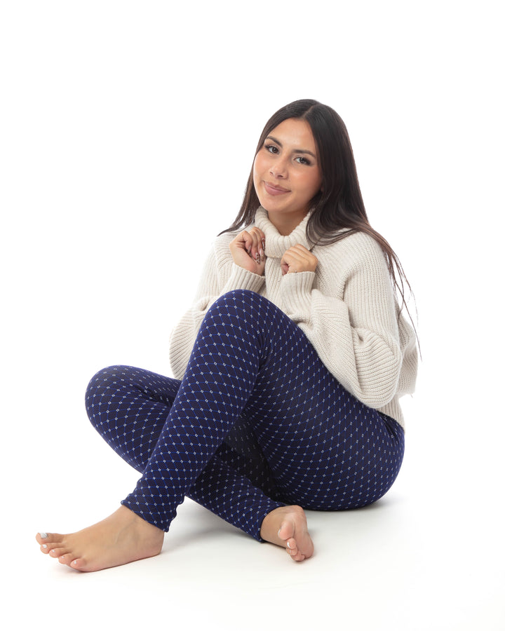 Blue Diamond - Cozy Lined Leggings