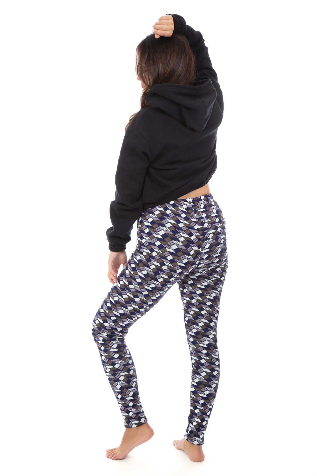 Colorful Geom - Cozy Lined Leggings