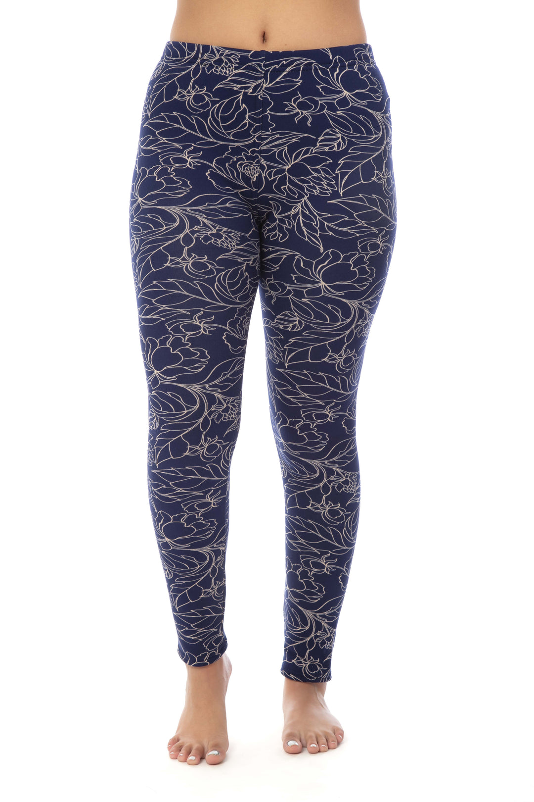 Flower Field - Cozy Lined Leggings