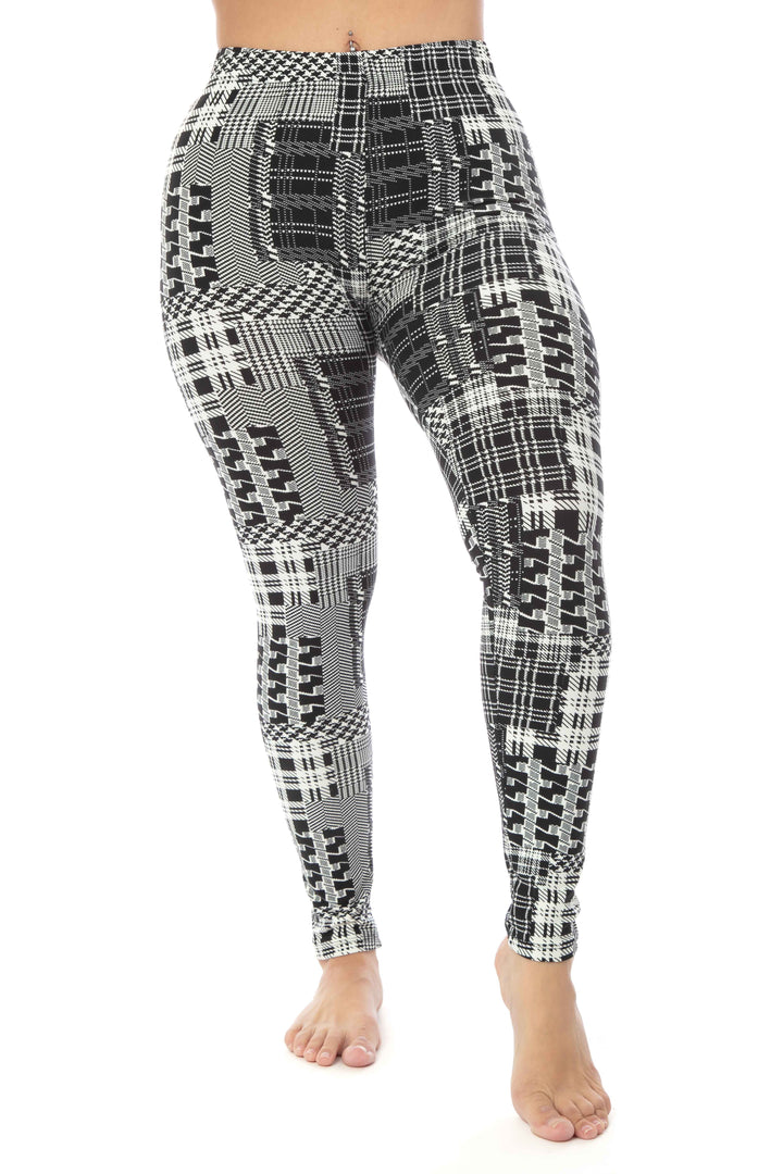 Black & White Abstract - All Season Leggings