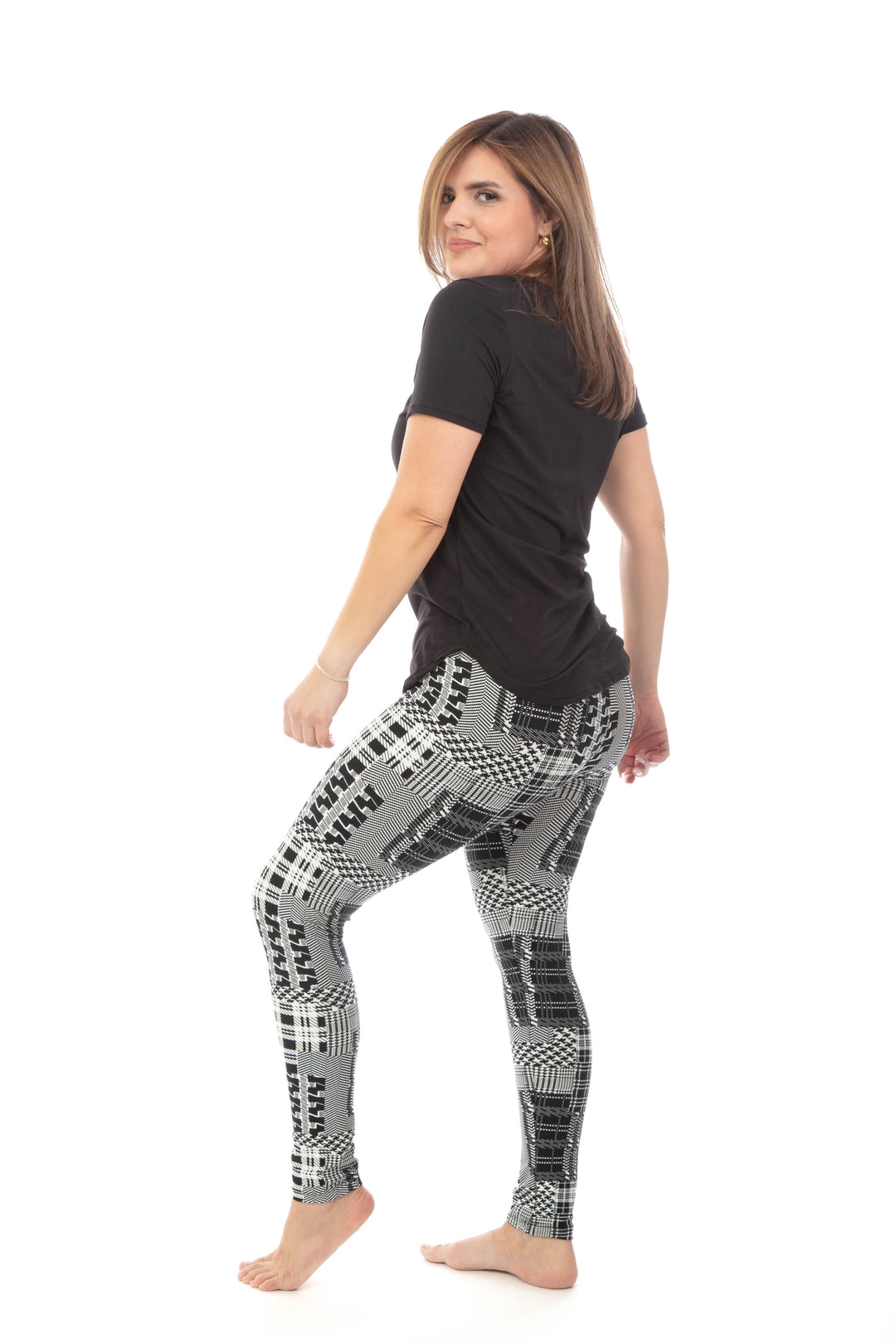 Black & White Abstract - All Season Leggings