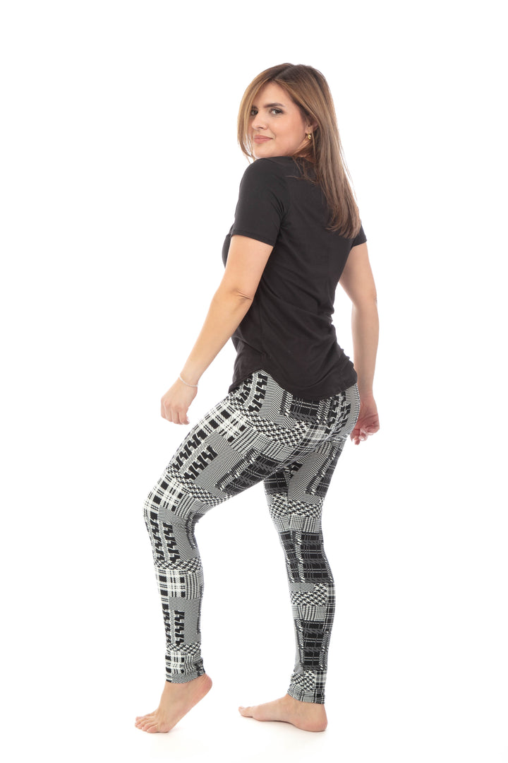 Black & White Abstract - All Season Leggings