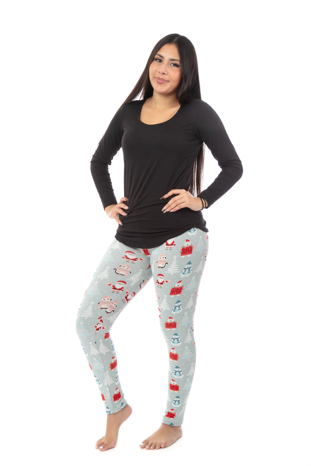 Happy Village - Cozy Lined Leggings
