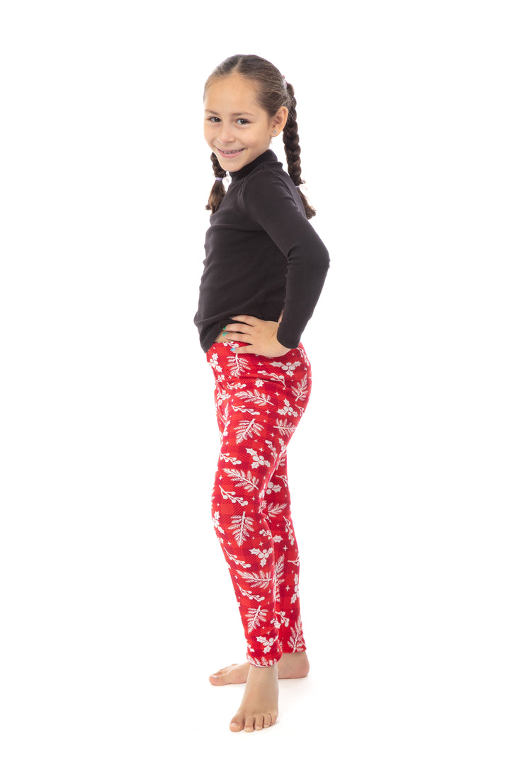 Red & White Xmas Kid's - Cozy Lined