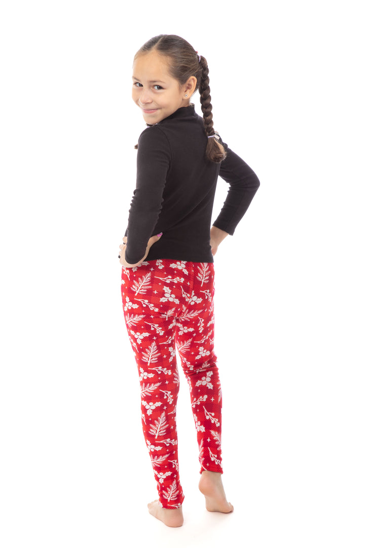 Red & White Xmas Kid's - Cozy Lined