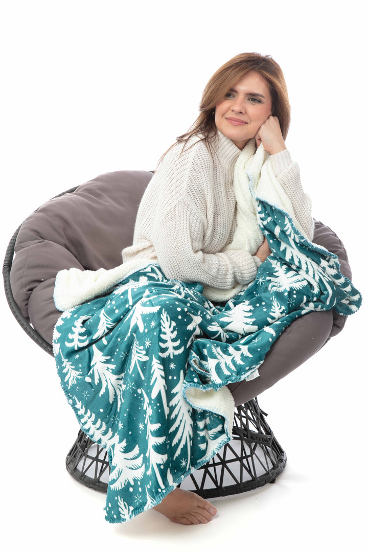 Christmas Eve - Sherpa Blanket