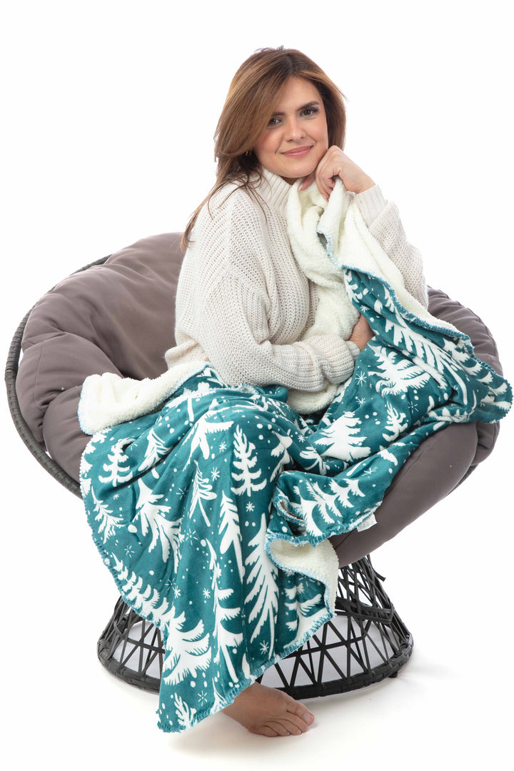 Christmas Eve - Sherpa Blanket
