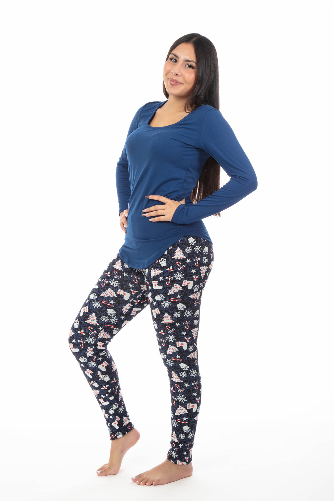 Navy Gift - Cozy Lined Leggings