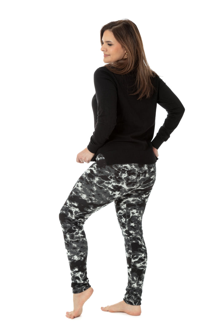 Black Dye - Cozy Lined Leggings