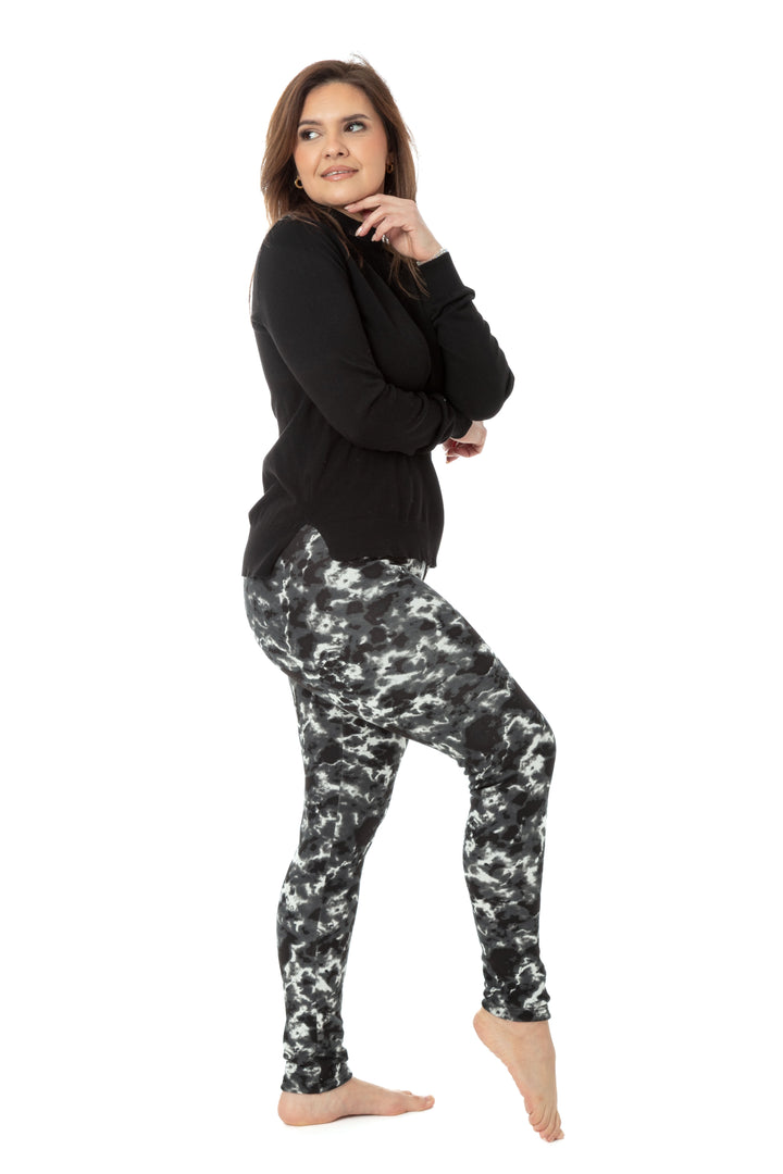 Black Dye - Cozy Lined Leggings