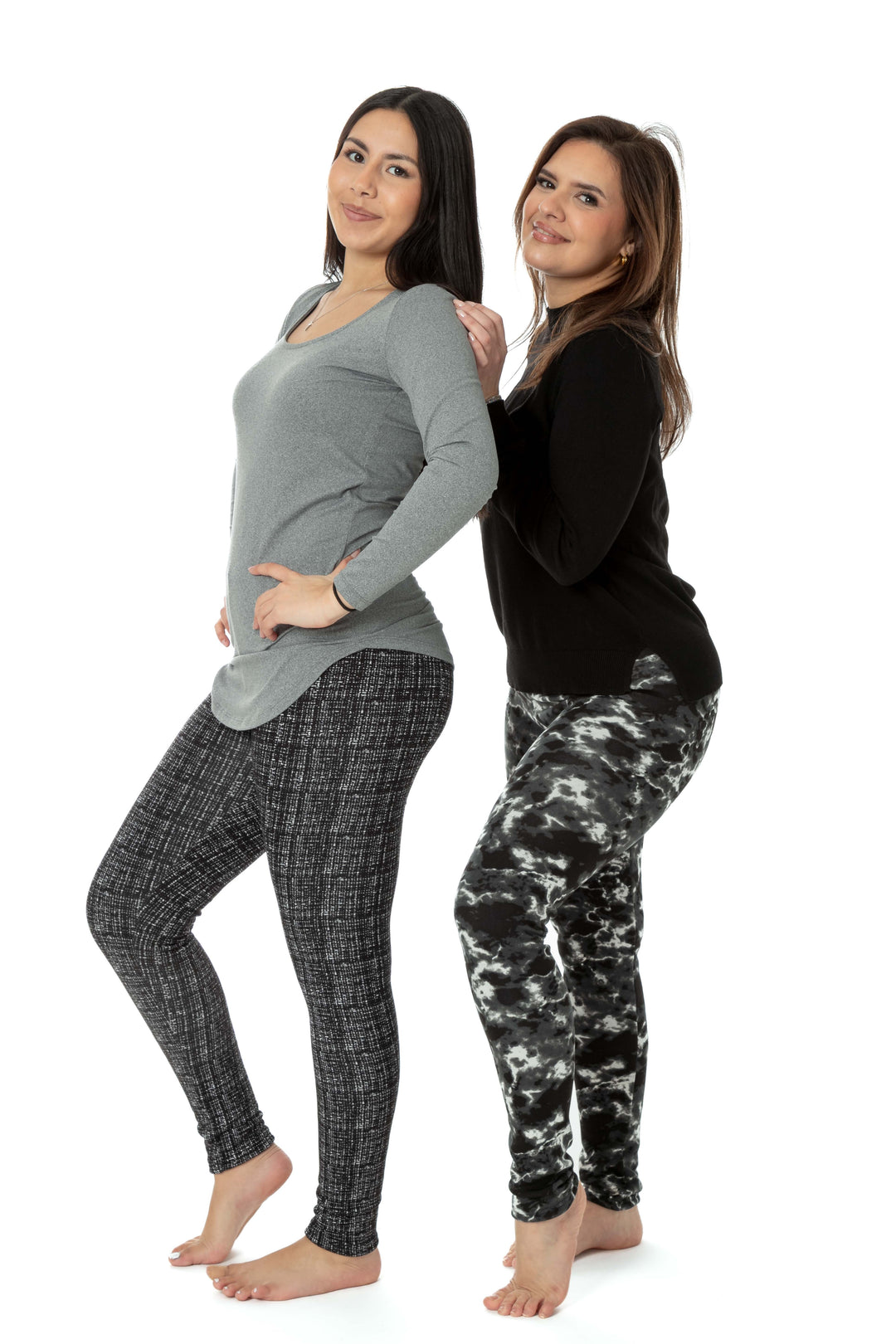 Black Dye - Cozy Lined Leggings
