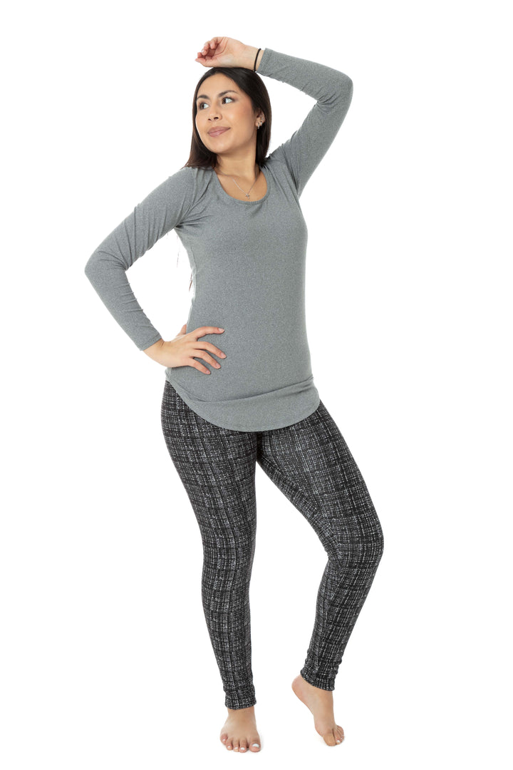 B&W Dream - Cozy Lined Leggings