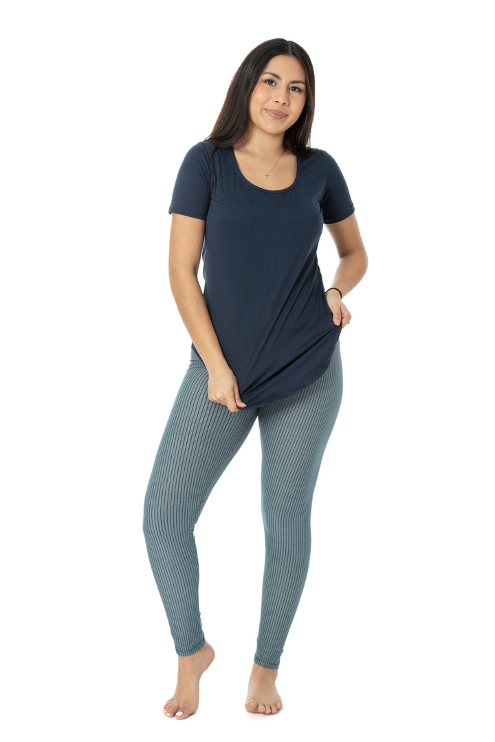 Blue Stripes - All Season Leggings