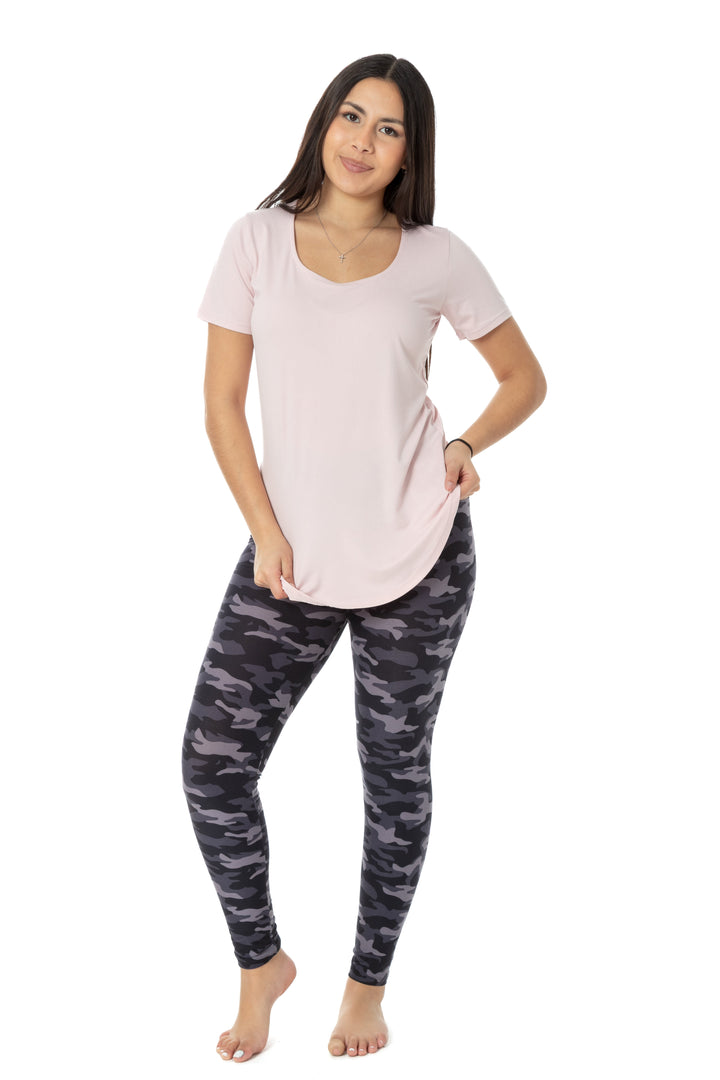 Purple Camouflage - All Season Leggings
