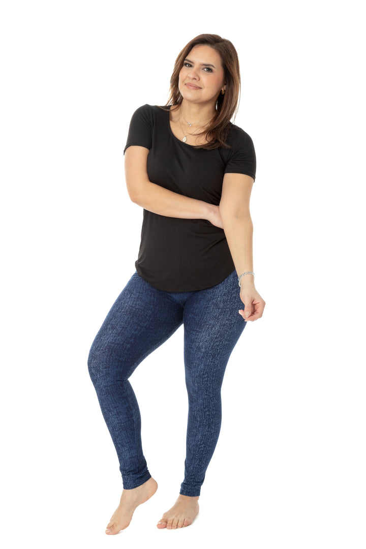 Dyed Denim - All Season Leggings