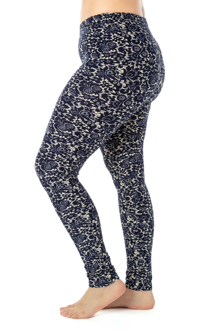 Blue Pattern - All Season Leggings