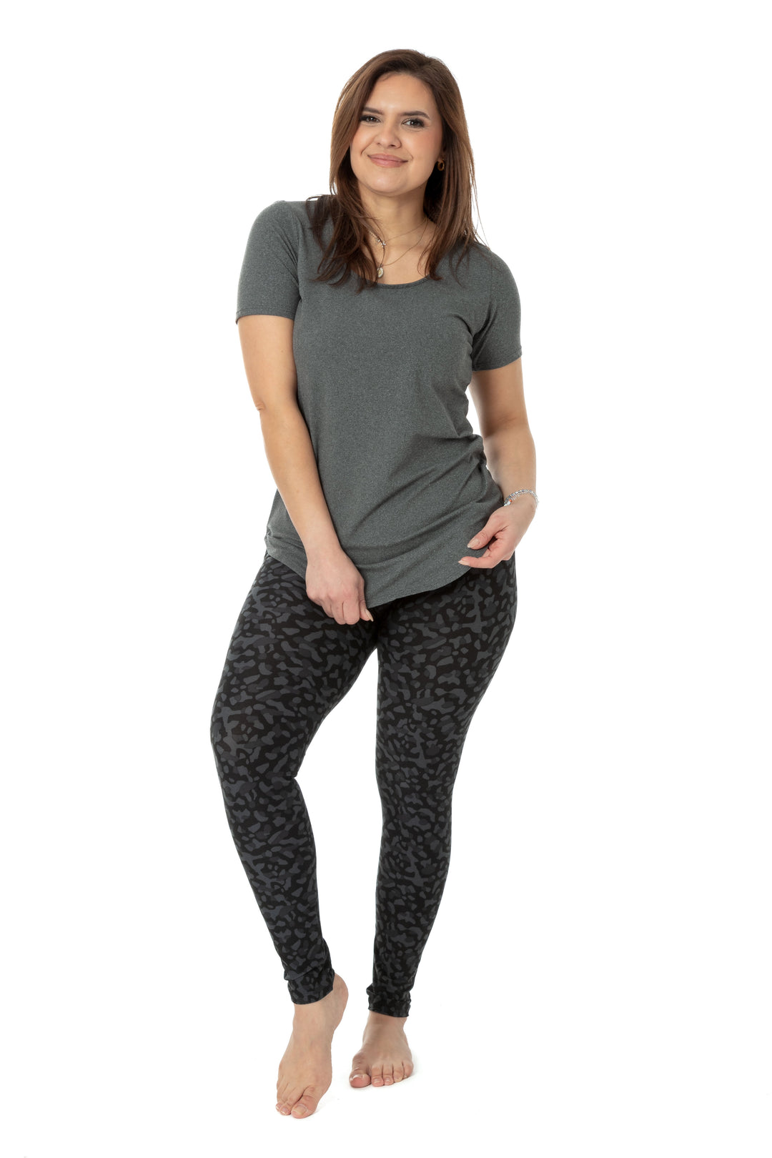 Grey Cheetah - All Season Leggings