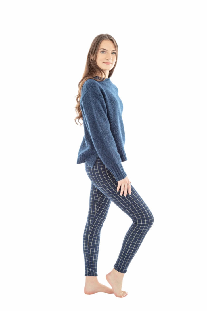 Blue Checkers - Cozy Lined