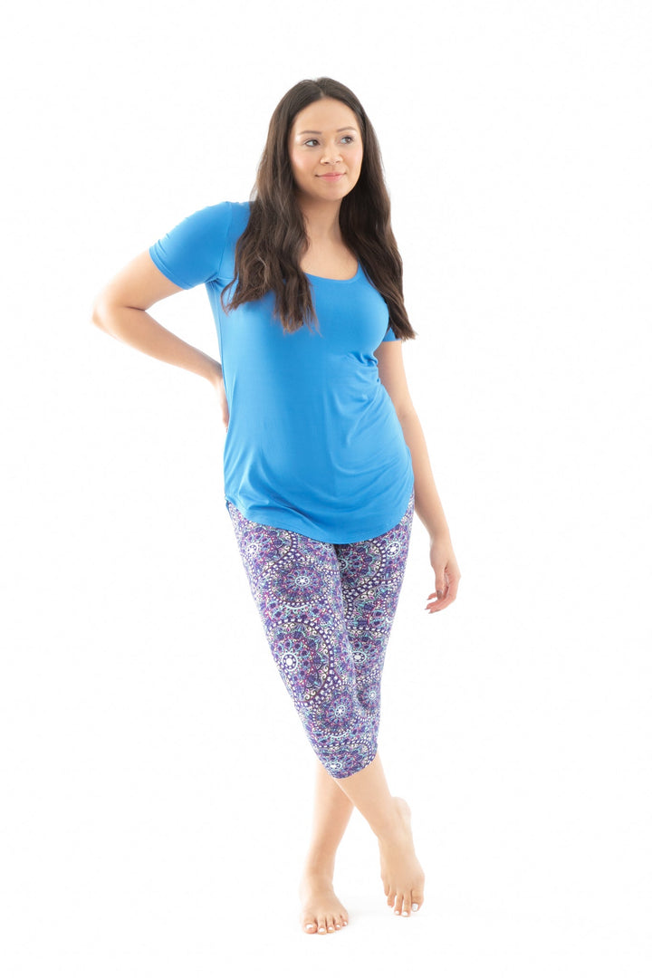 Purple Mandala - Capris