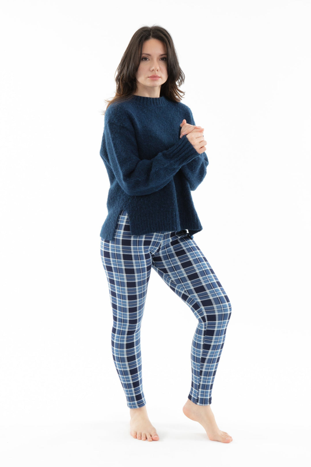 Blue Plaid - Cozy Lined