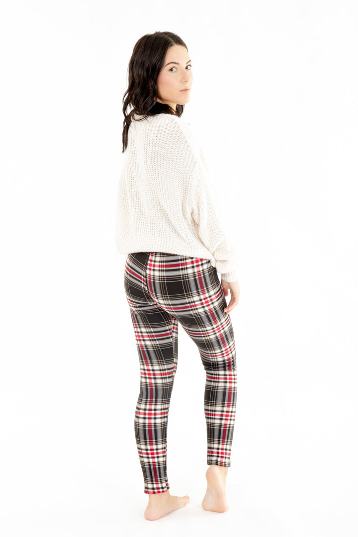 Black Plaid - Cozy Lined