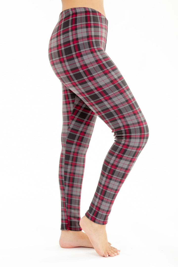 Red & Grey Plaid - Cozy Lined