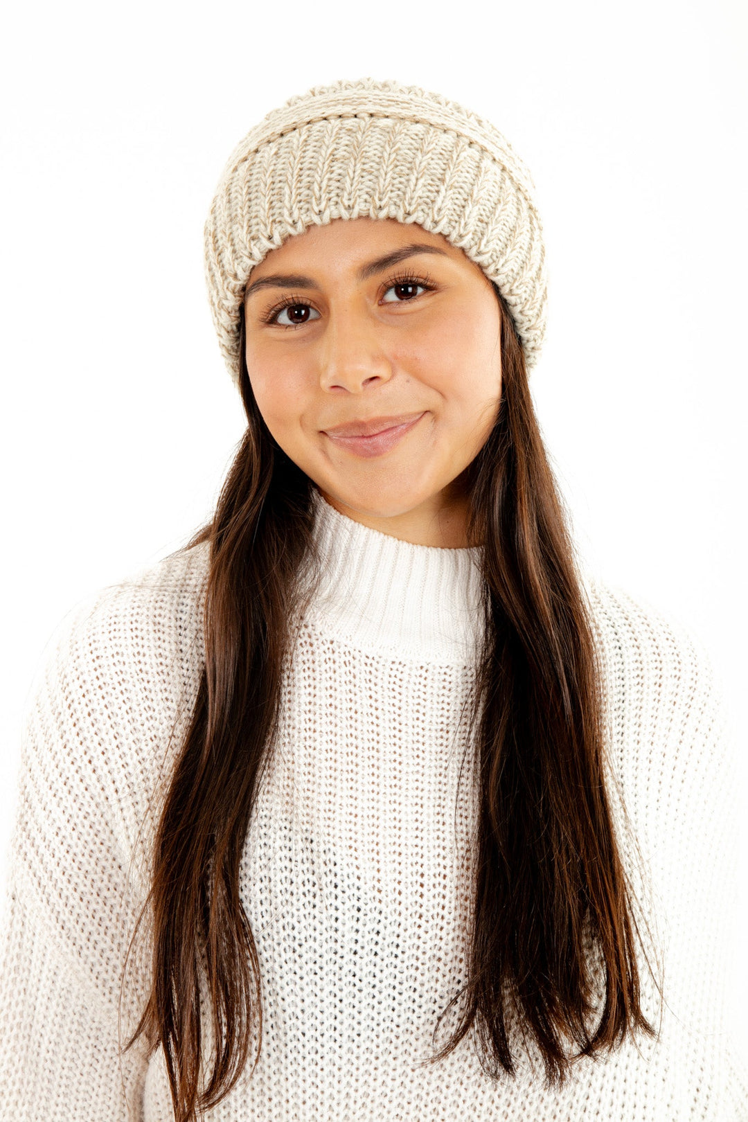 Beige - Cozy Slouchy Beanie