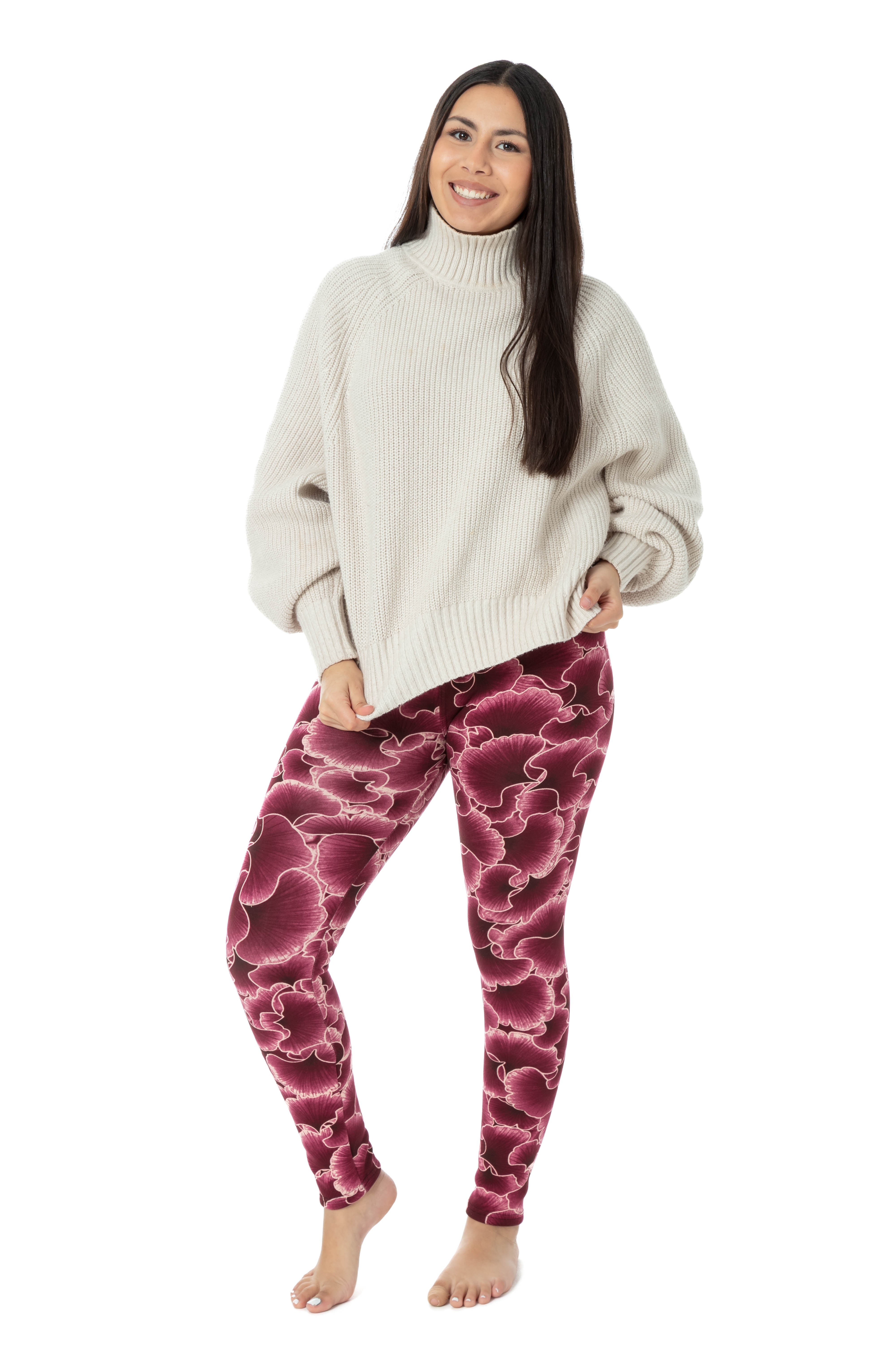 Just Cozy Fur Lined Leggings, Warm Winter Leggings Canada - Just Cozy