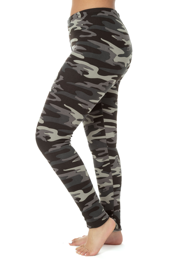 Camouflage - Cozy Lined Leggings