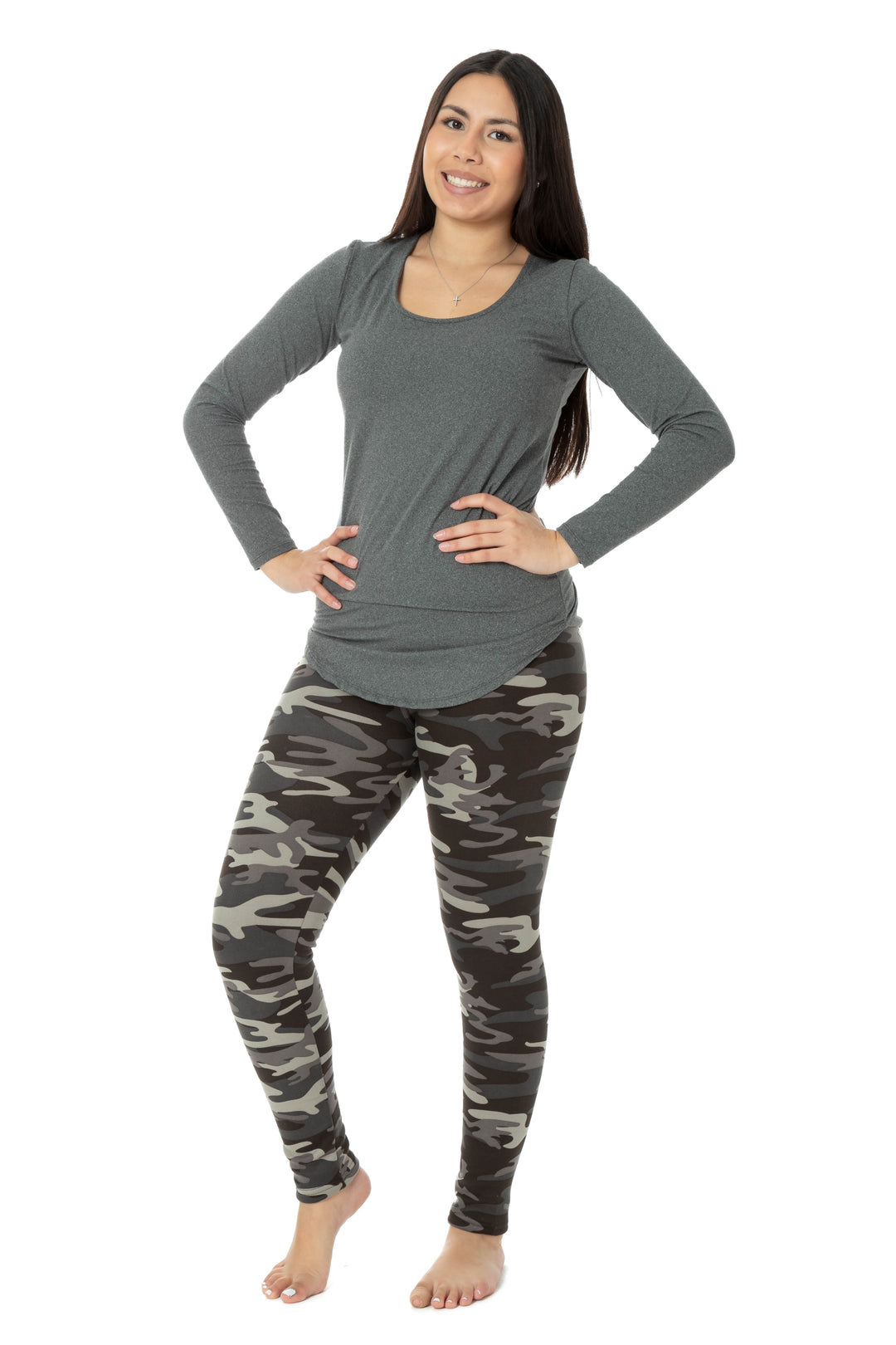 Camouflage - Cozy Lined Leggings