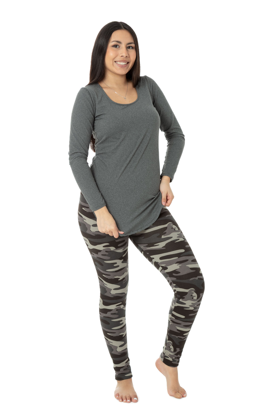 Camouflage - Cozy Lined Leggings