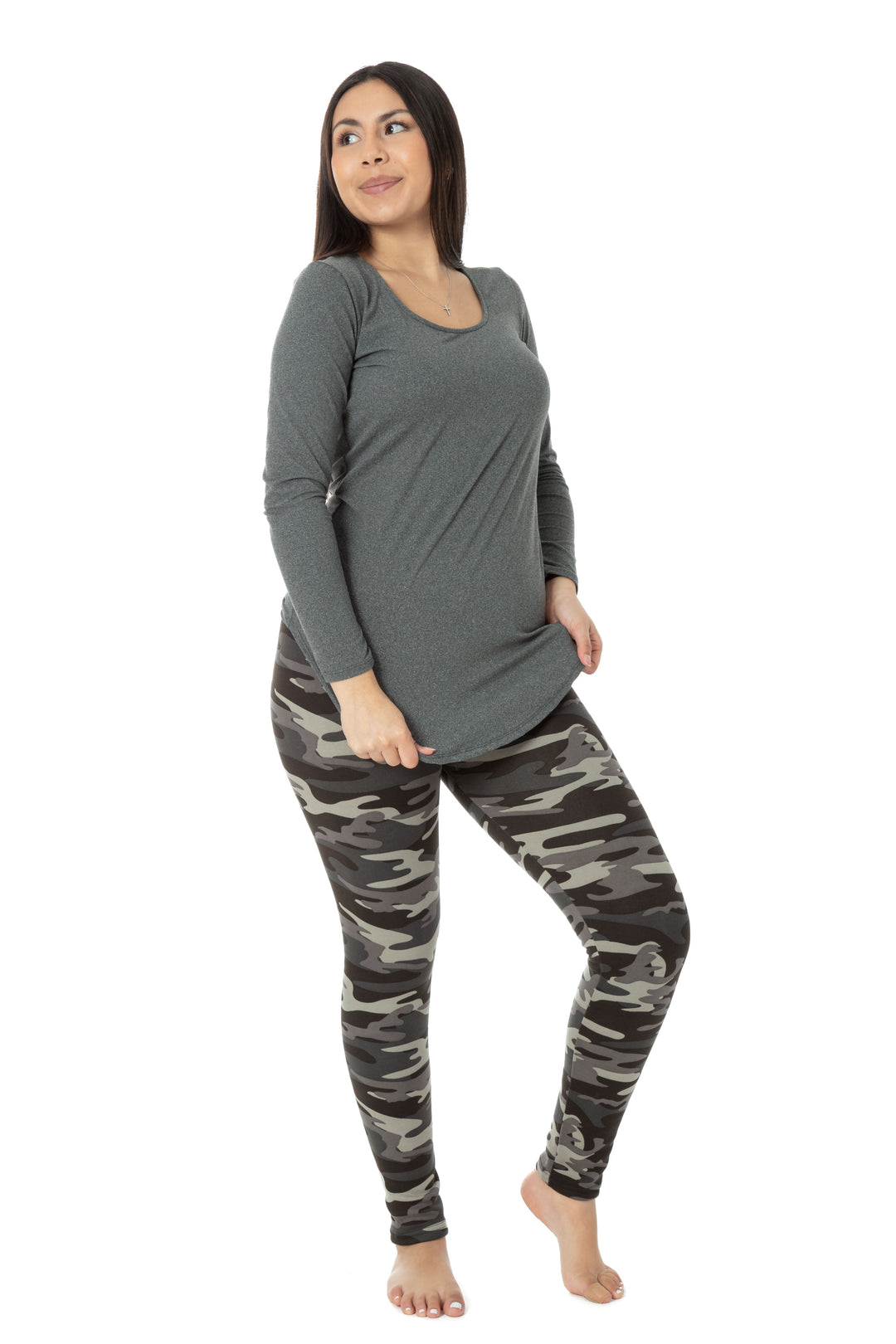 Camouflage - Cozy Lined Leggings