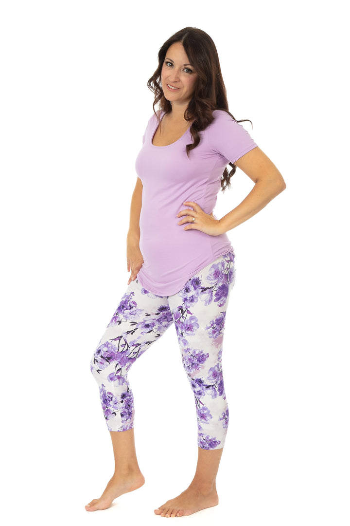 Lavender Bloom - Capris