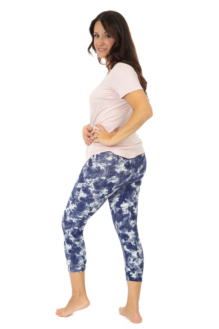 Dark Blue Dye - Capris