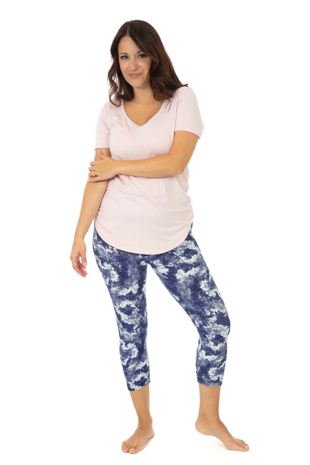 Dark Blue Dye - Capris