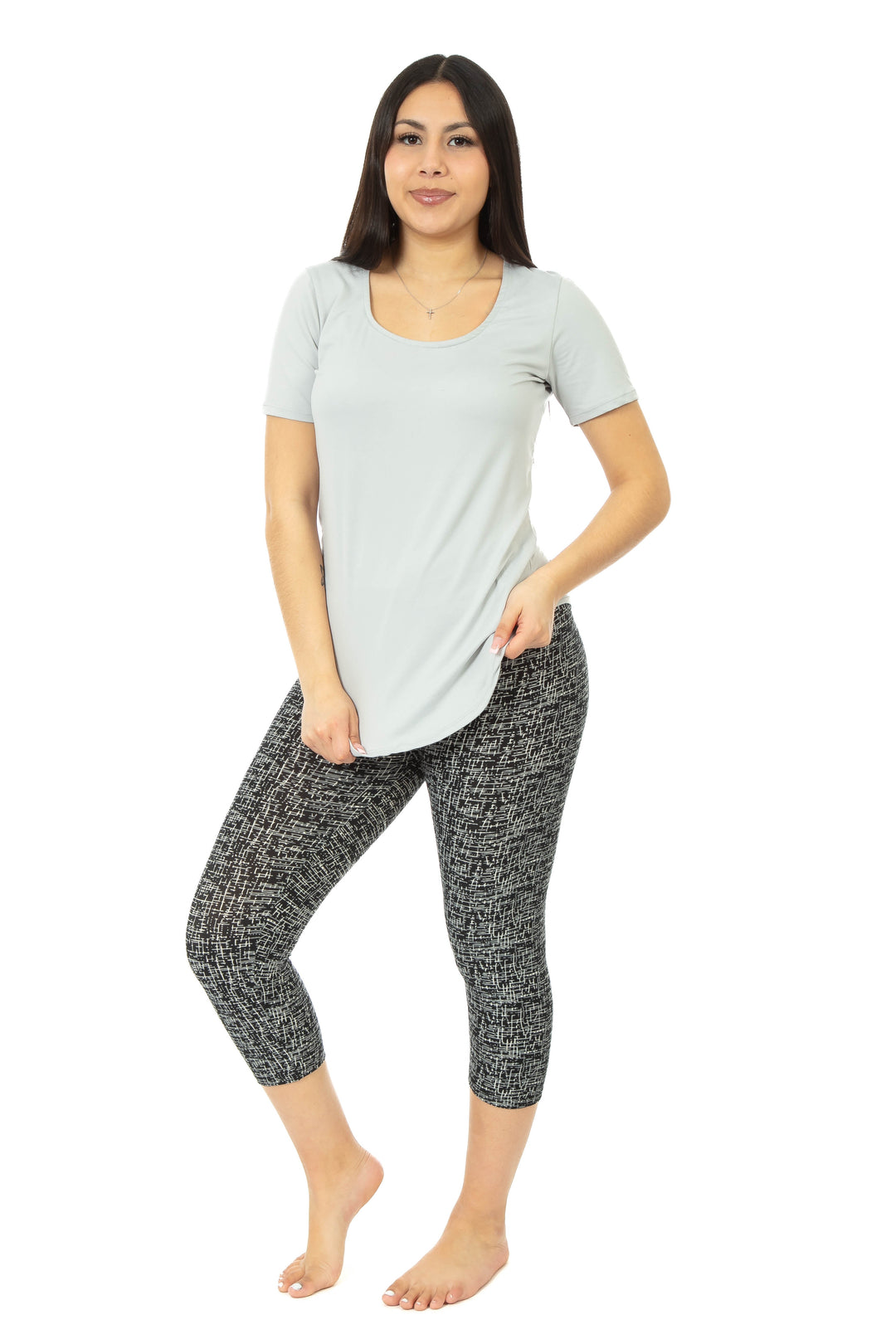 White Lines - Capris