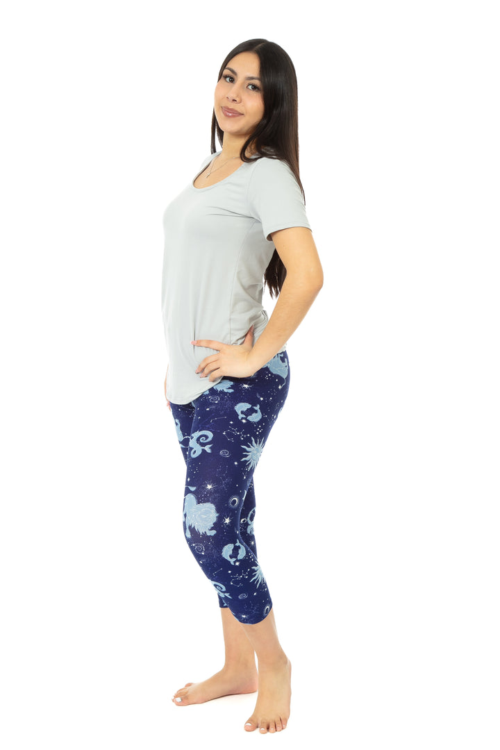 Midnight Zodiac - Capris