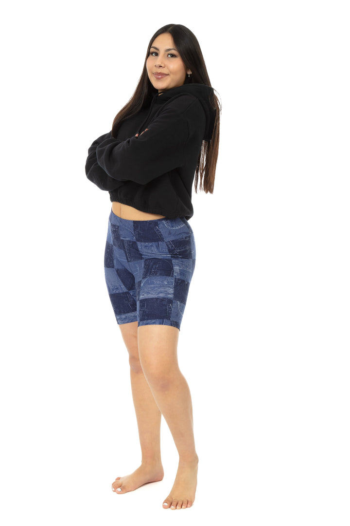 Denim Mosaic - Shorts